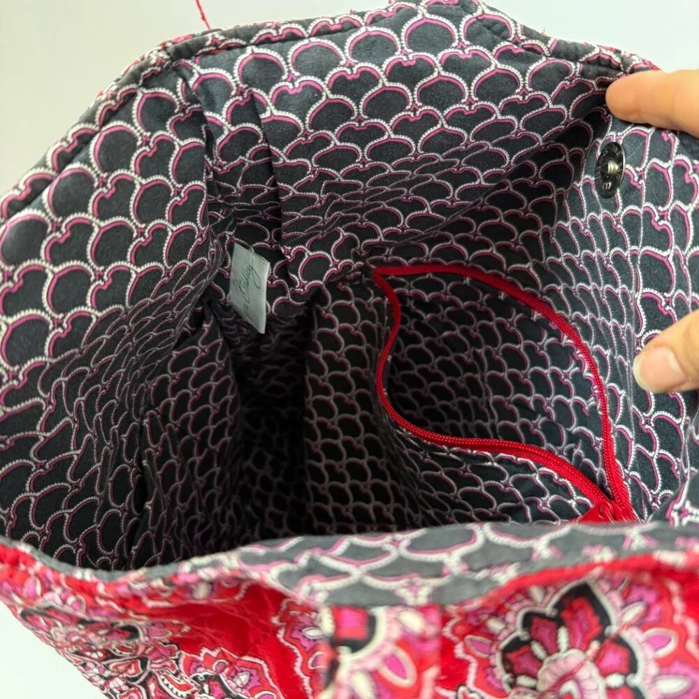 Vera Bradley Curvy Tote Red 